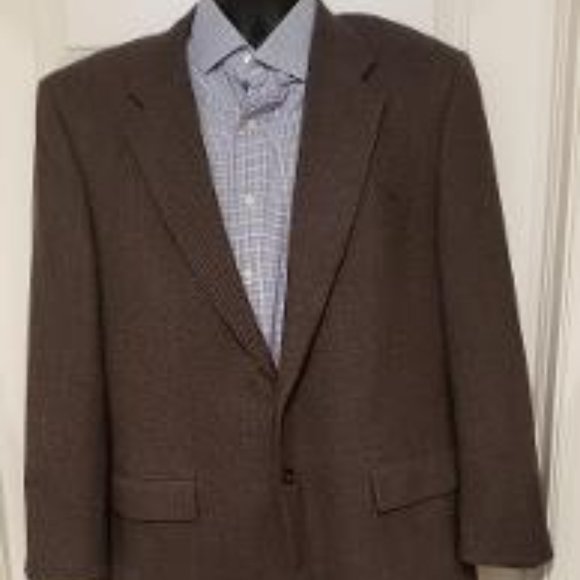 Saks Fifth Corneliani Green Blue Hue Sports Coat - Picture 3 of 13